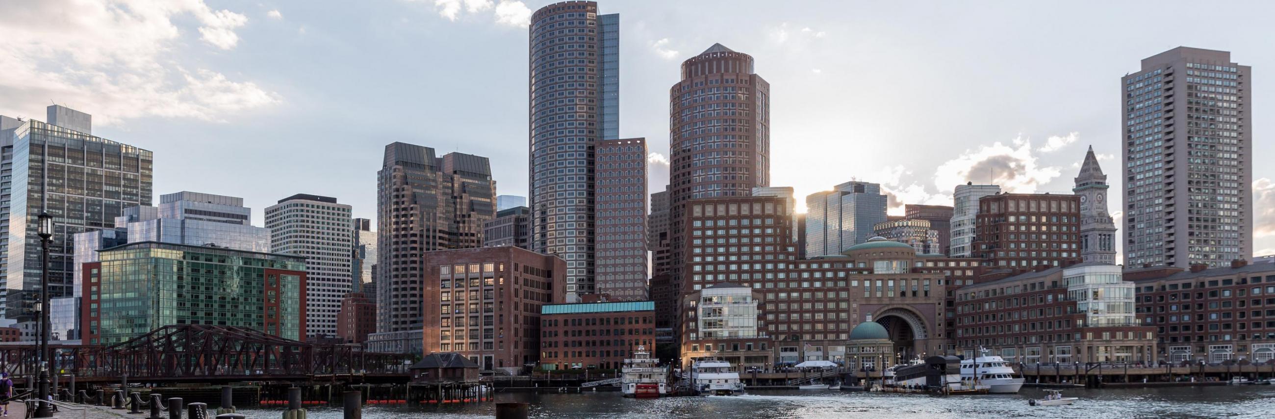 boston harbor from fort point