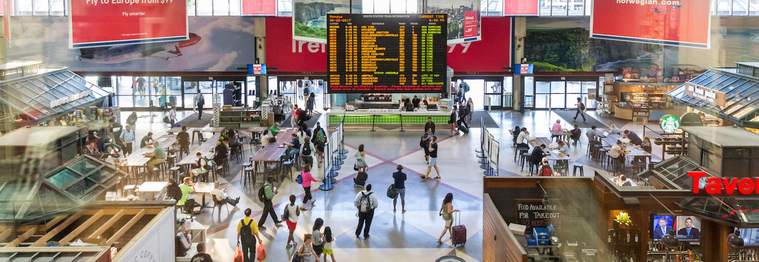 south station departures board