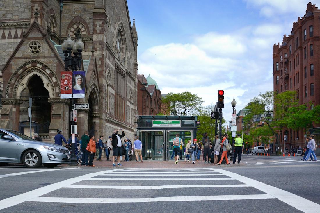 copley station, outbound green line 2015