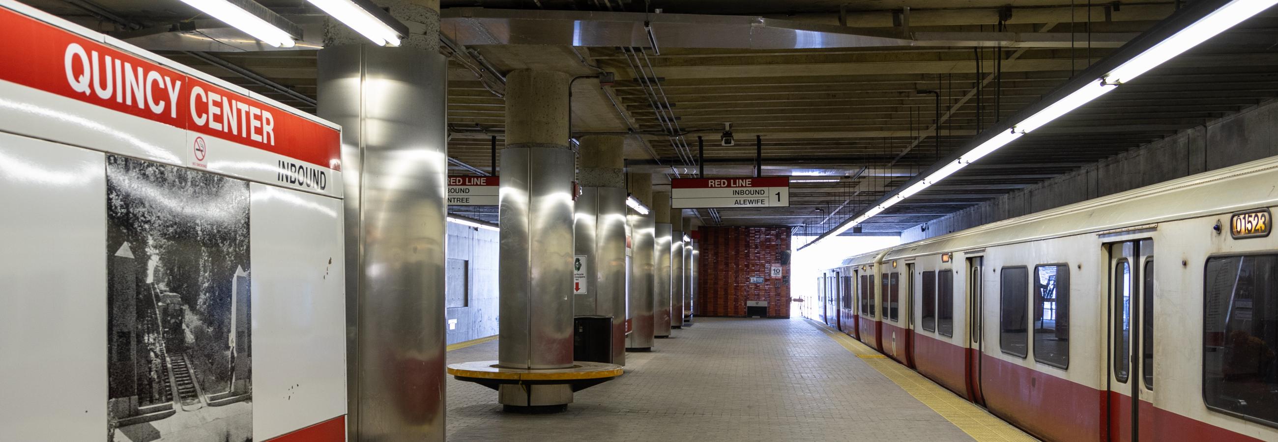 Quincy Center Station interior