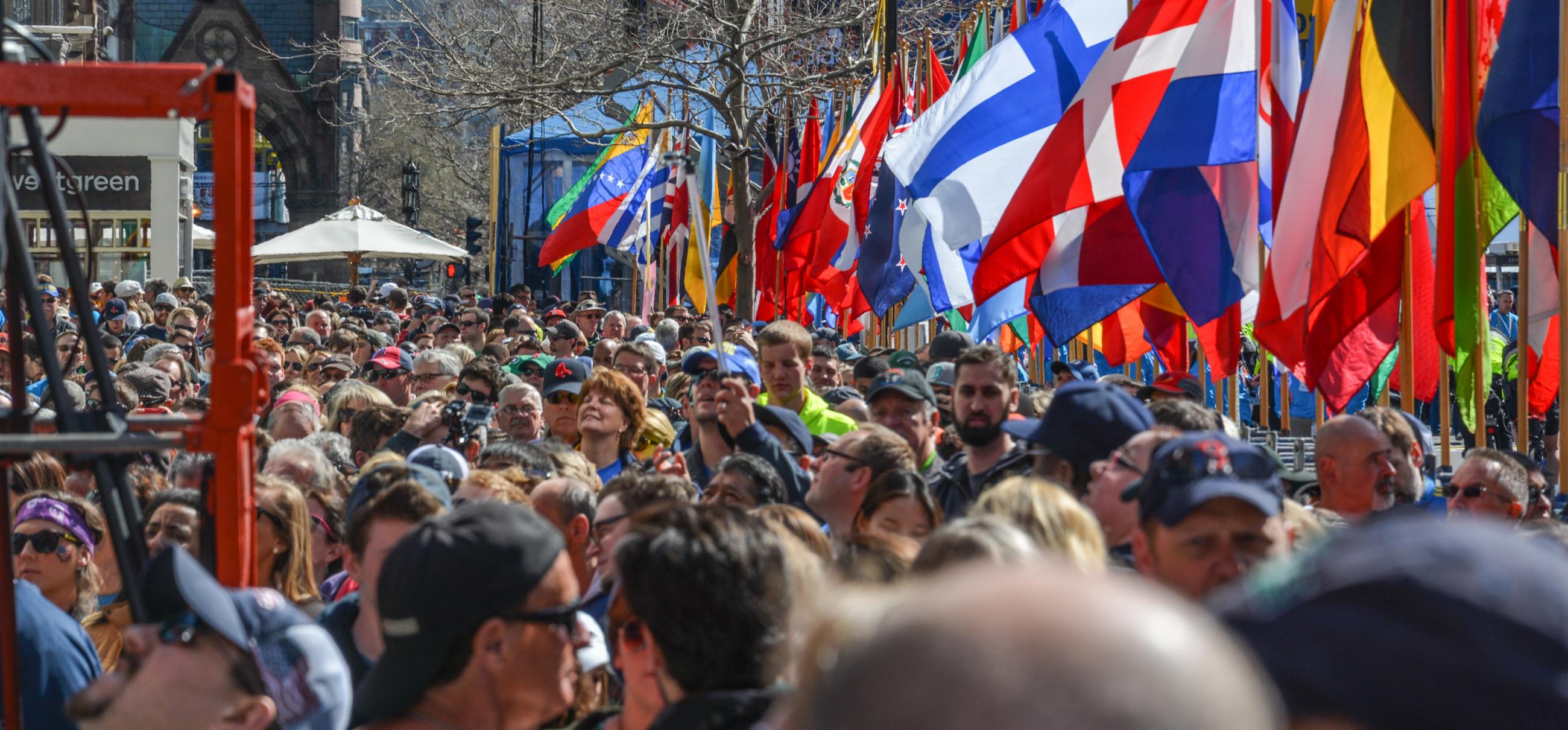 Marathon spectators