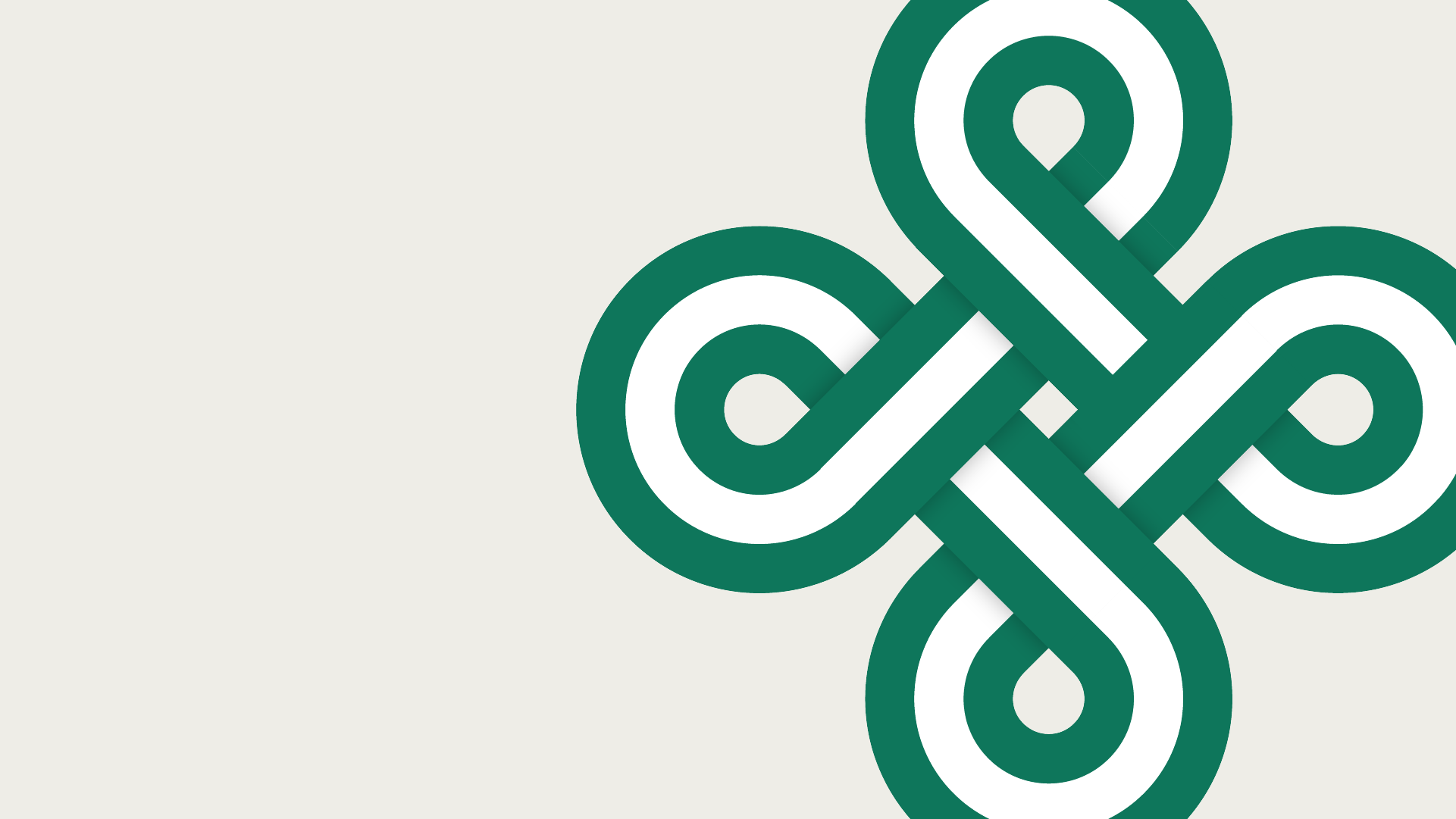 Clickable graphic for St. Patrick's Day parade guide. A swirl of green, resembling a clover.