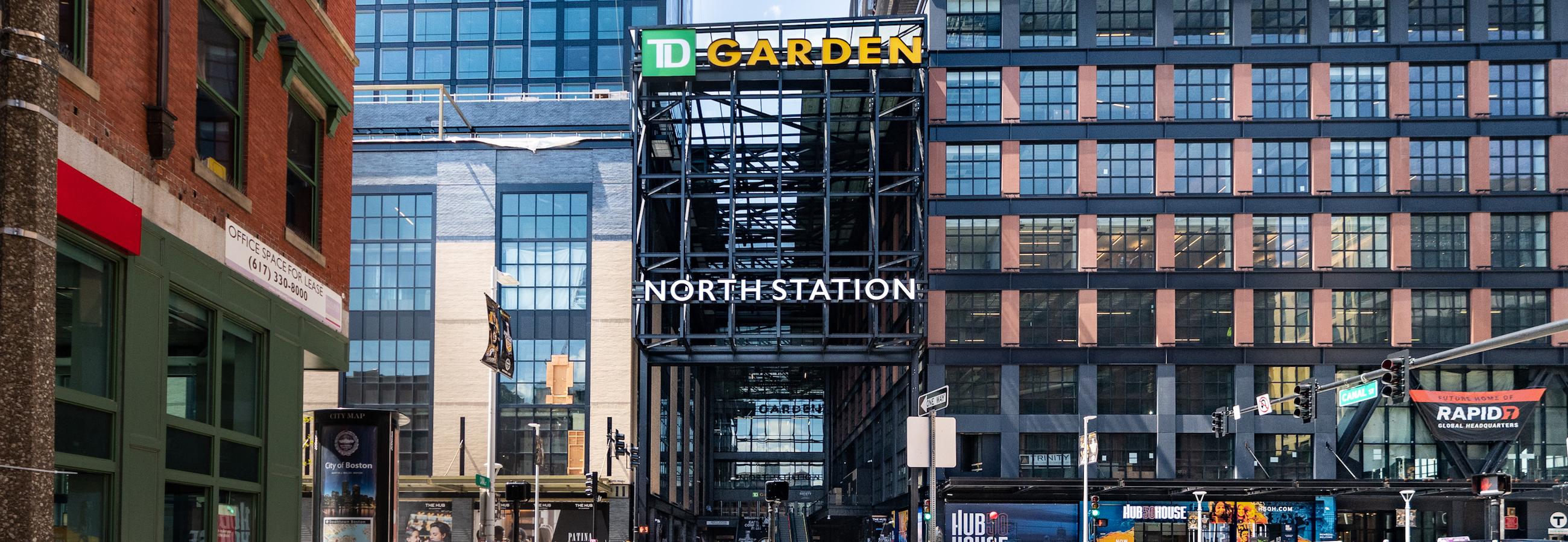 Causeway St entrance to TD Garden/North Station