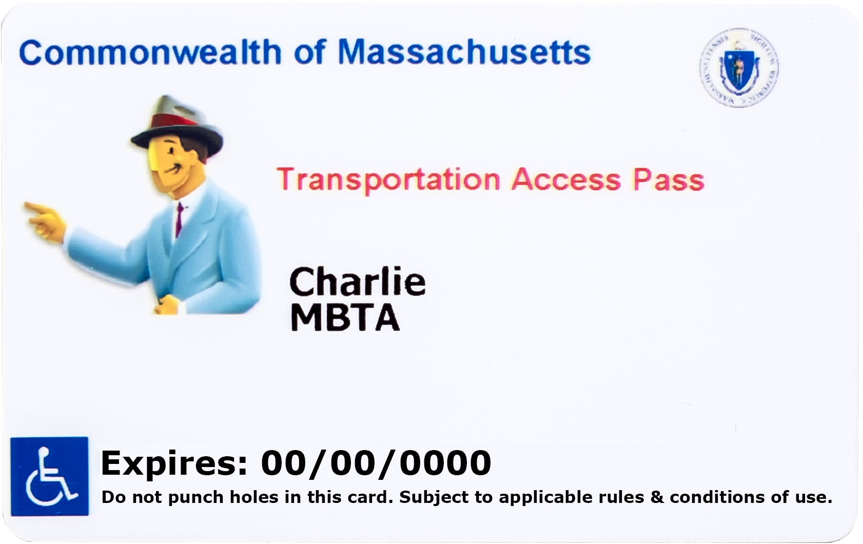 Transportation Access Pass (TAP) CharlieCard | Reduced Fares | MBTA