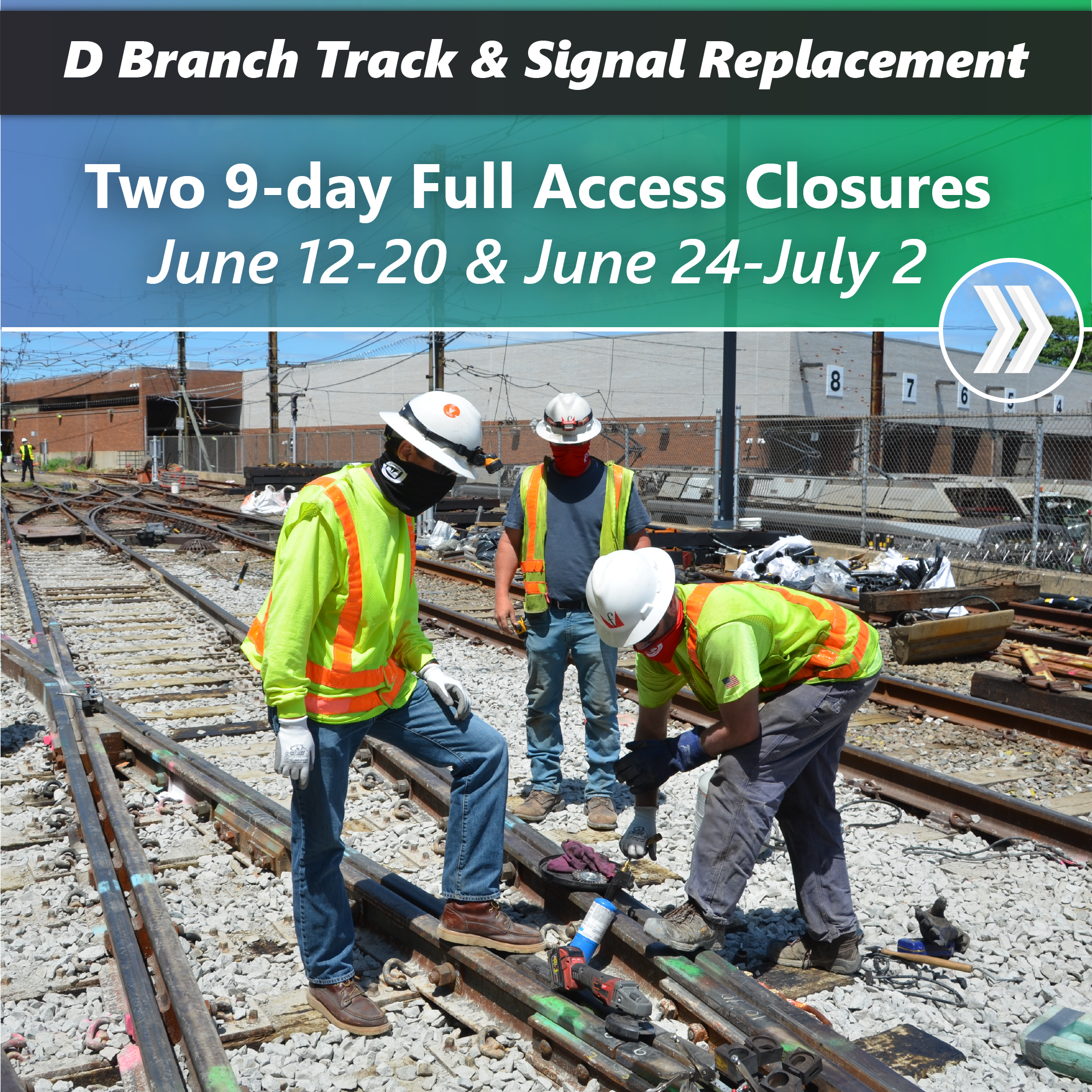 Two 9-day Full Access Closures will take place from June 12-20 and June 24-July 2