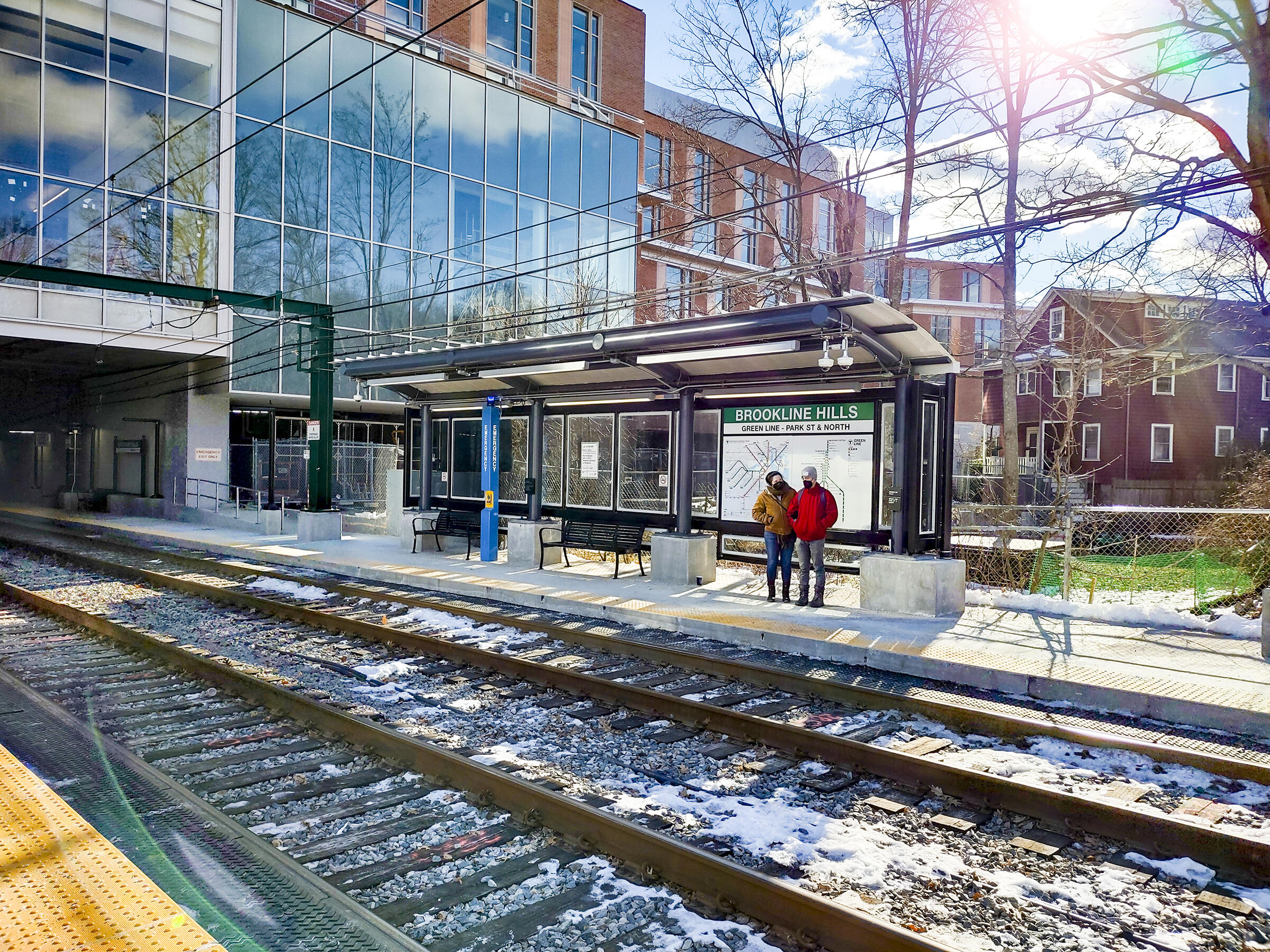 Completed work at Brookline Hills Station includes upgrades to safety systems, new canopies and benches, and more.