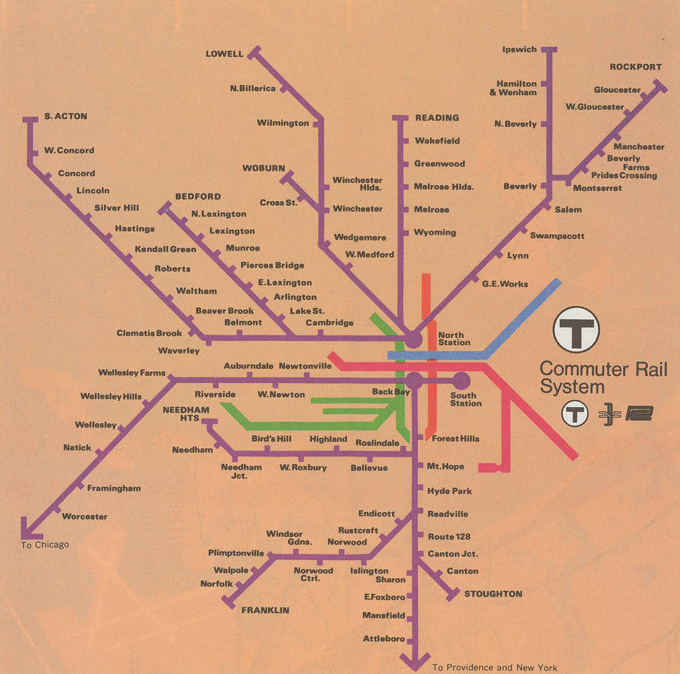 A Brief History Of MBTA Transit Maps | The History Of The T | MBTA