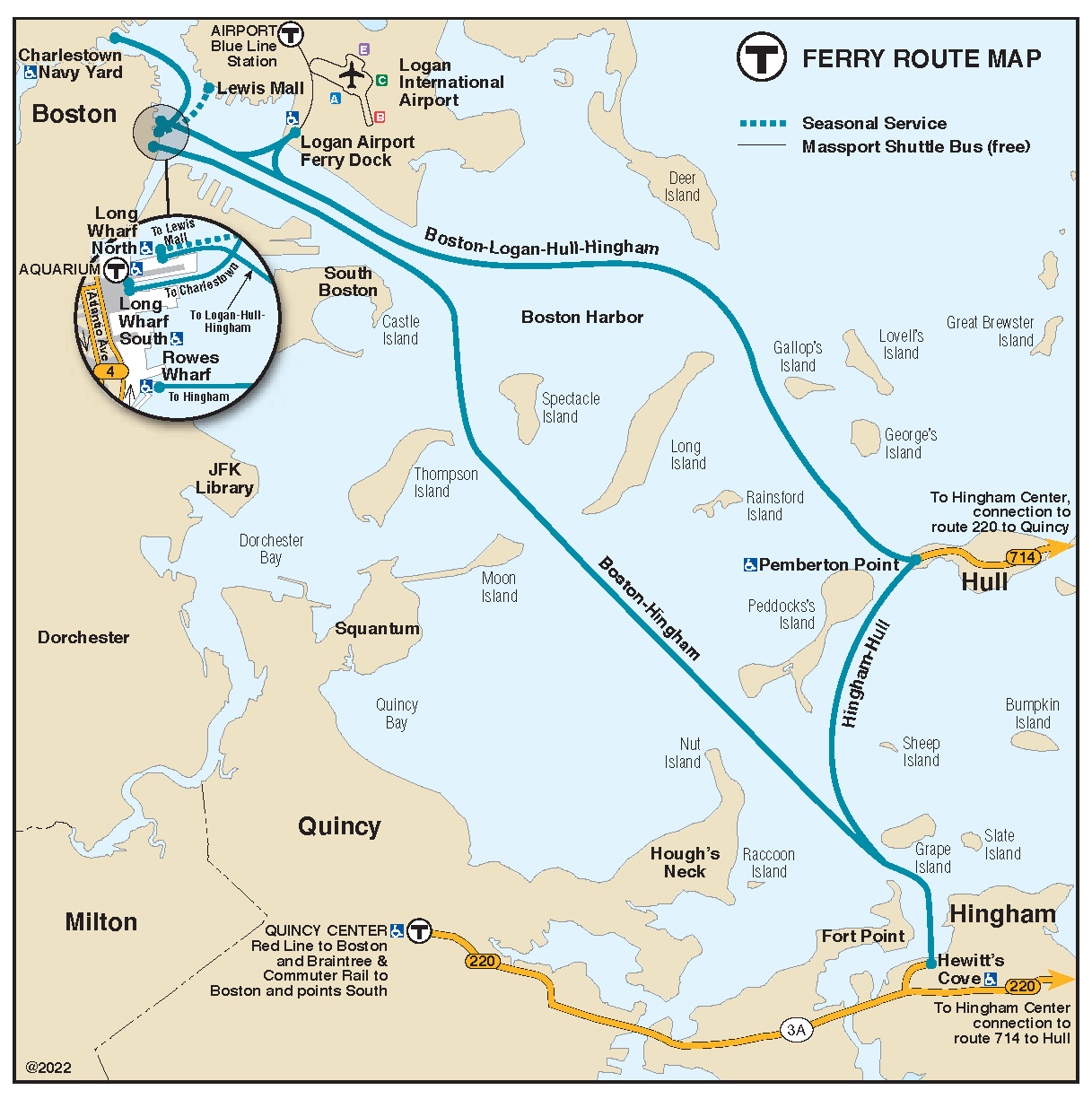 Ferry map Sept 2022