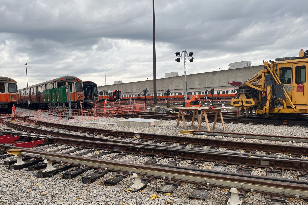 Wellington yard tracks