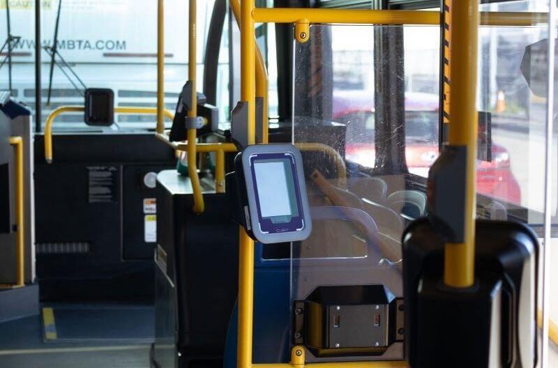 Cubic readers are being installed on select buses as part of a testing phase for the new fare collection system