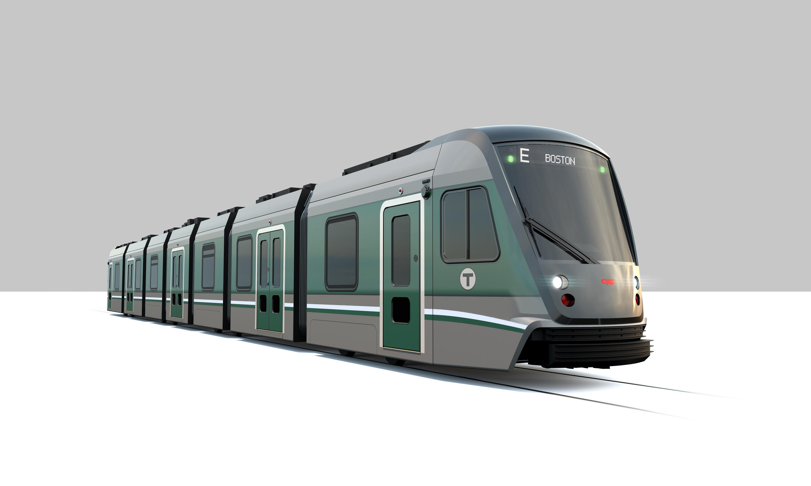 The winning design is “Option 3,” featuring a green and dark gray paint scheme along the body of the vehicle, green doors, and a white and navy blue lower running strip.