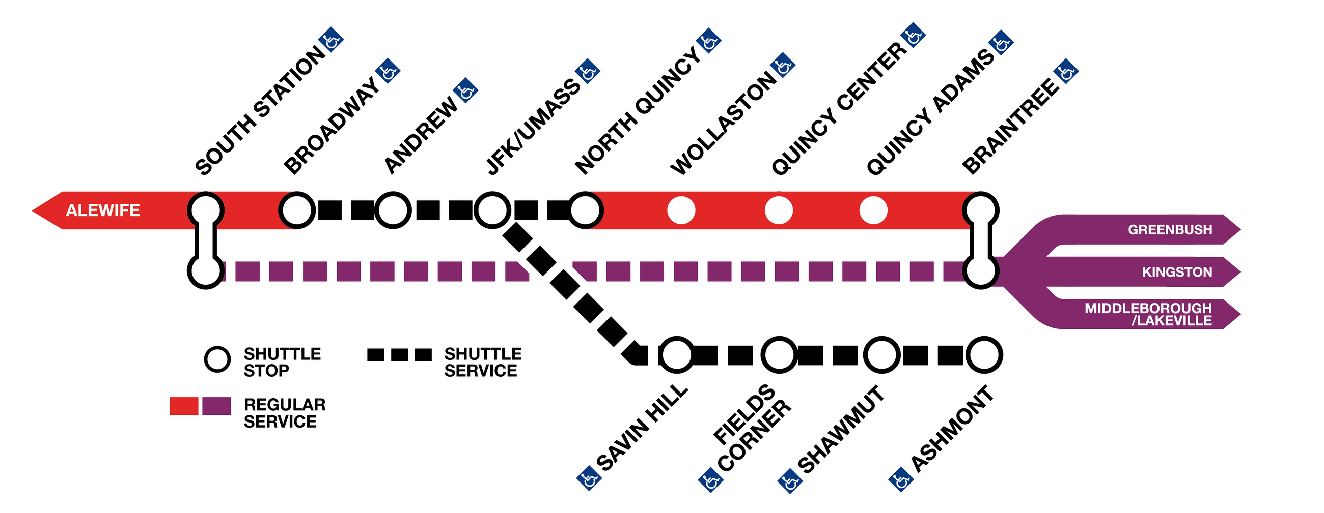 diversion diagram showing alternative options during upcoming disruptions 