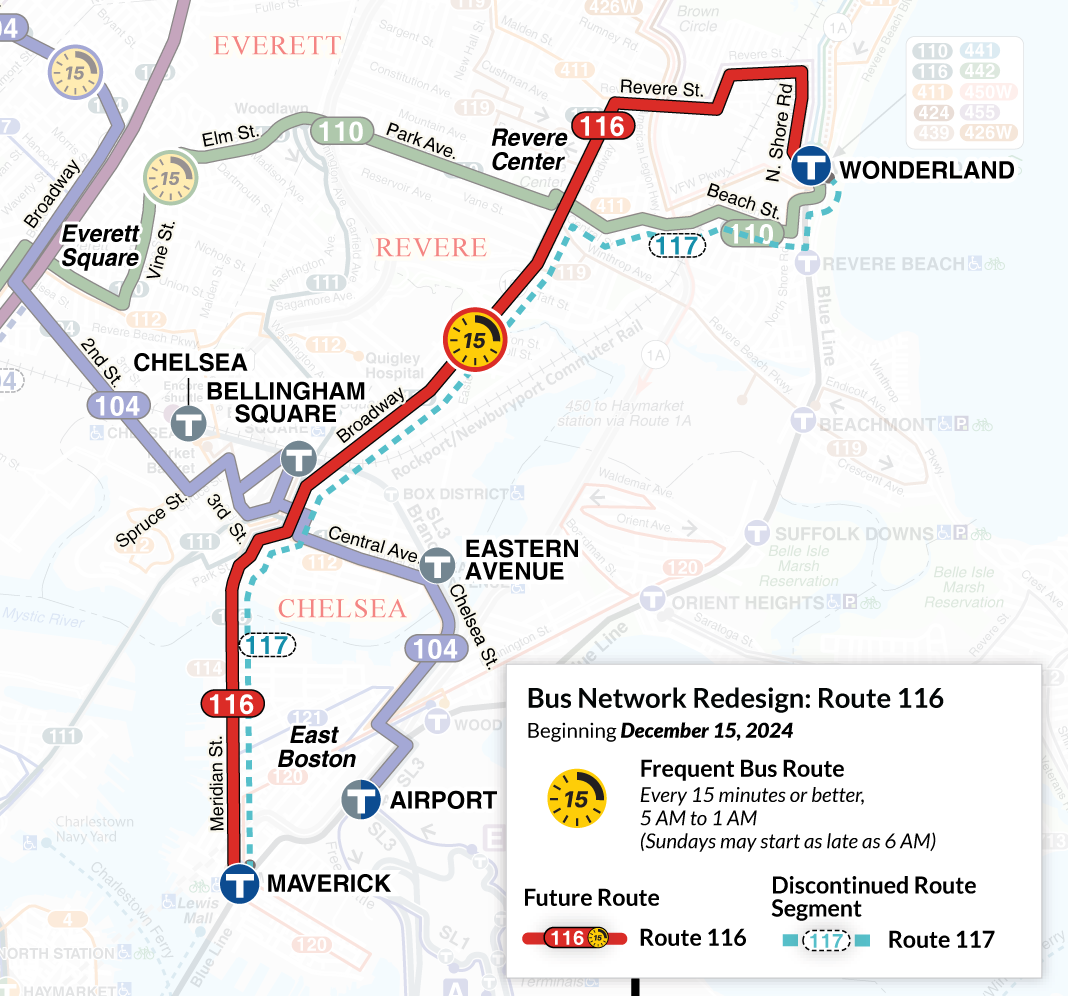 A bus network map displaying routes, stops, and connections