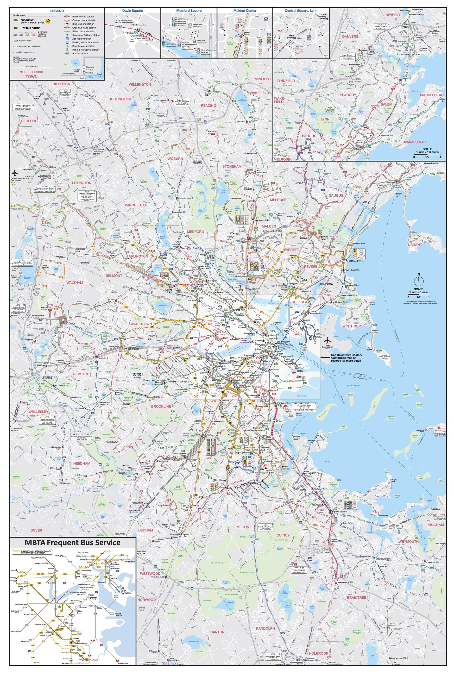 A map of the full MBTA system with all modes