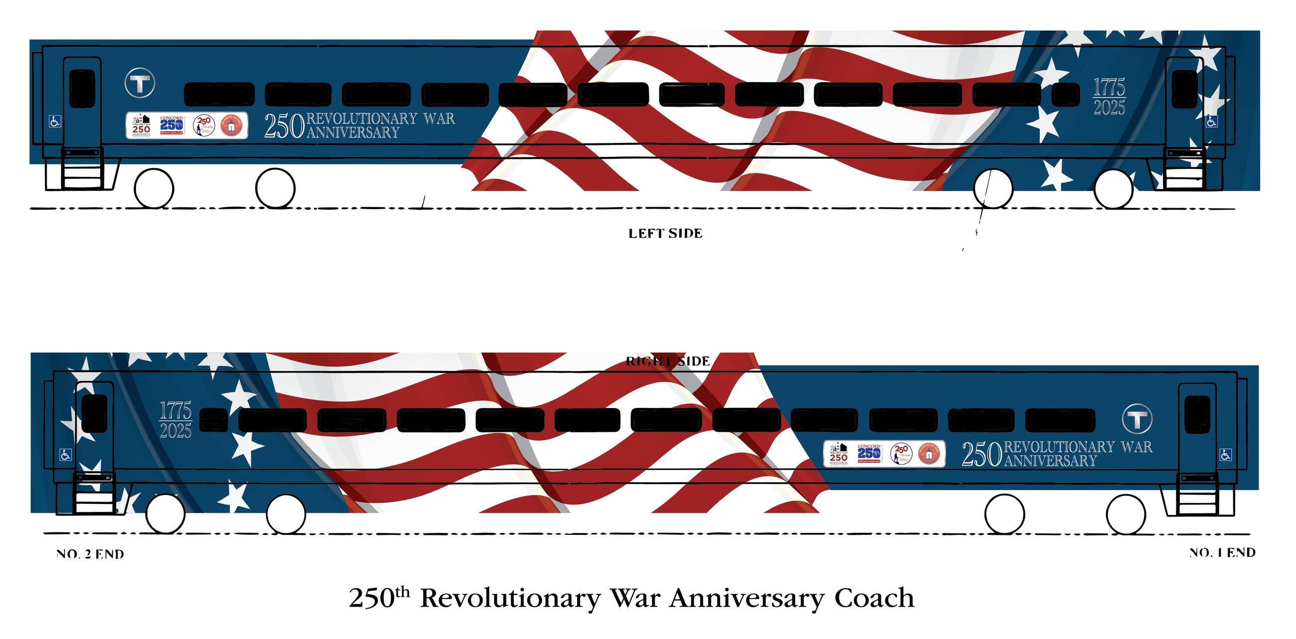 MBTA 250 Anniversary Coach