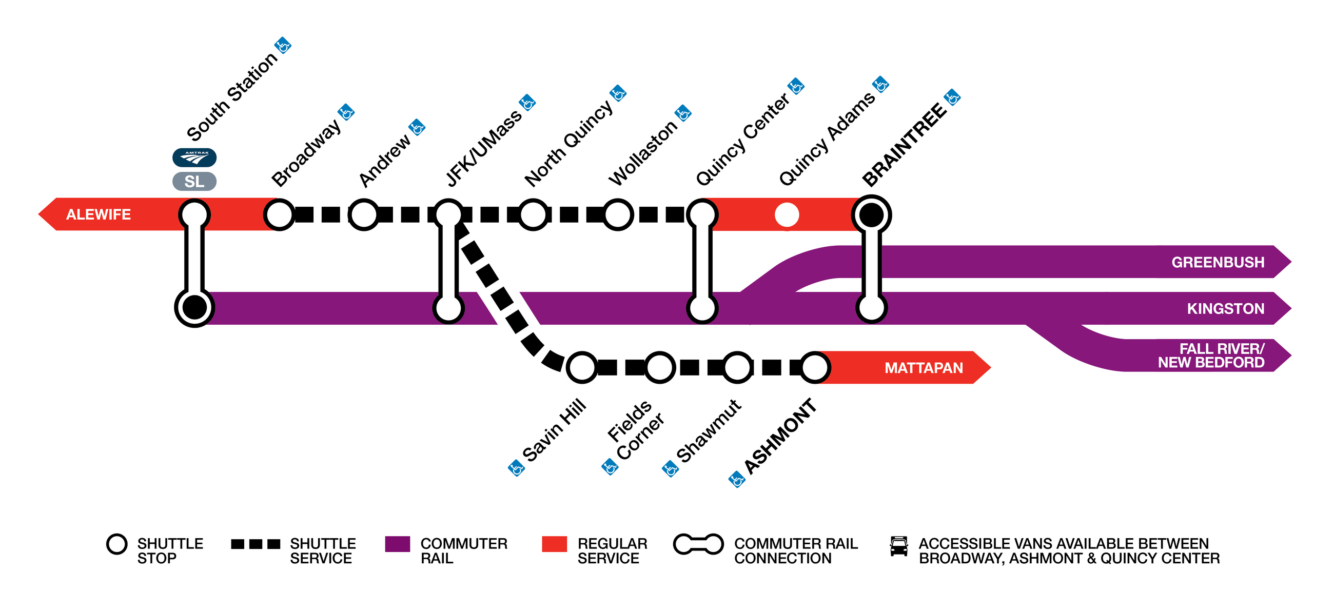 Alternative service options during the work on the Red Line from May 29 - 31