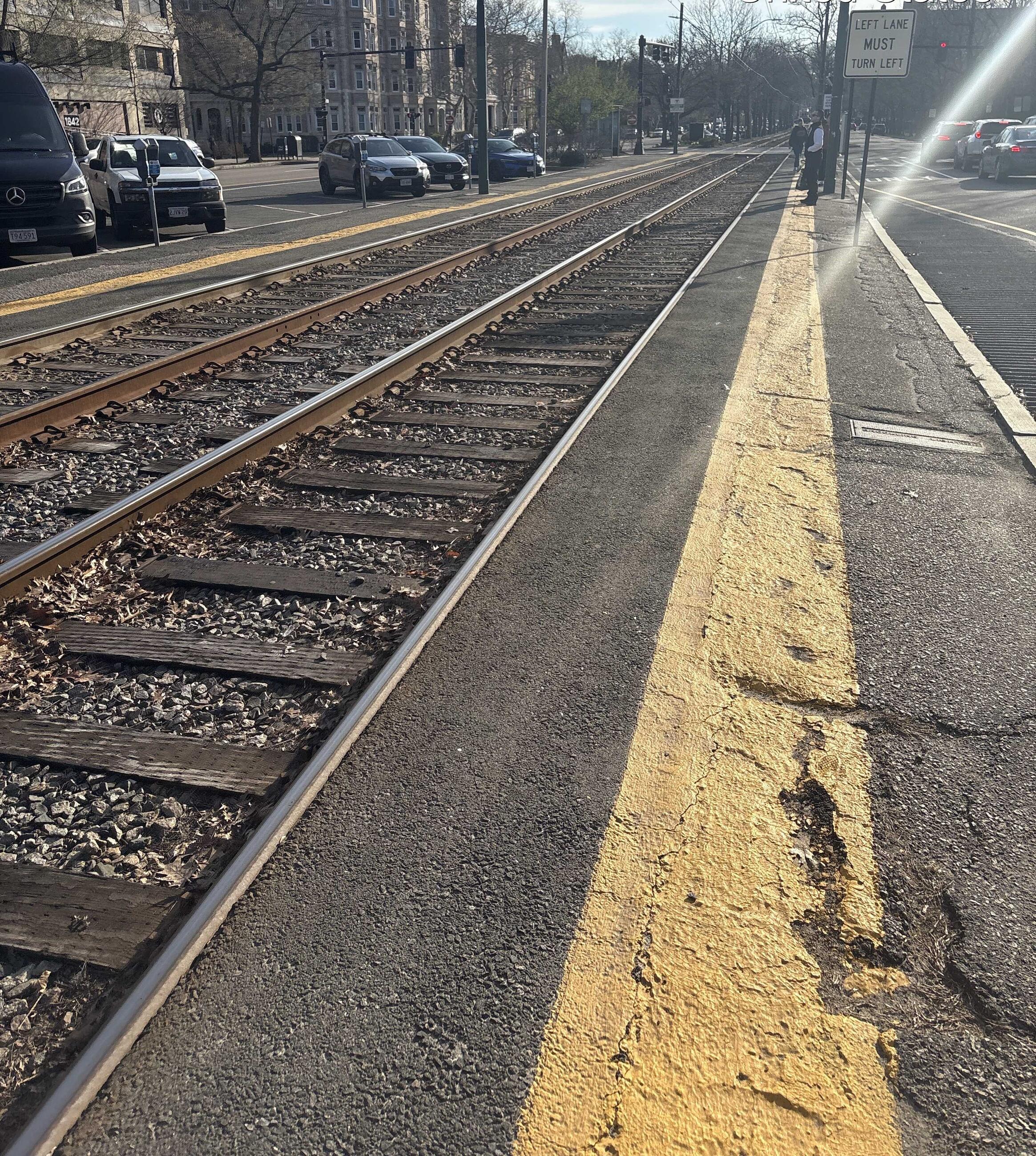 Previous platform conditions at Englewood Avenue