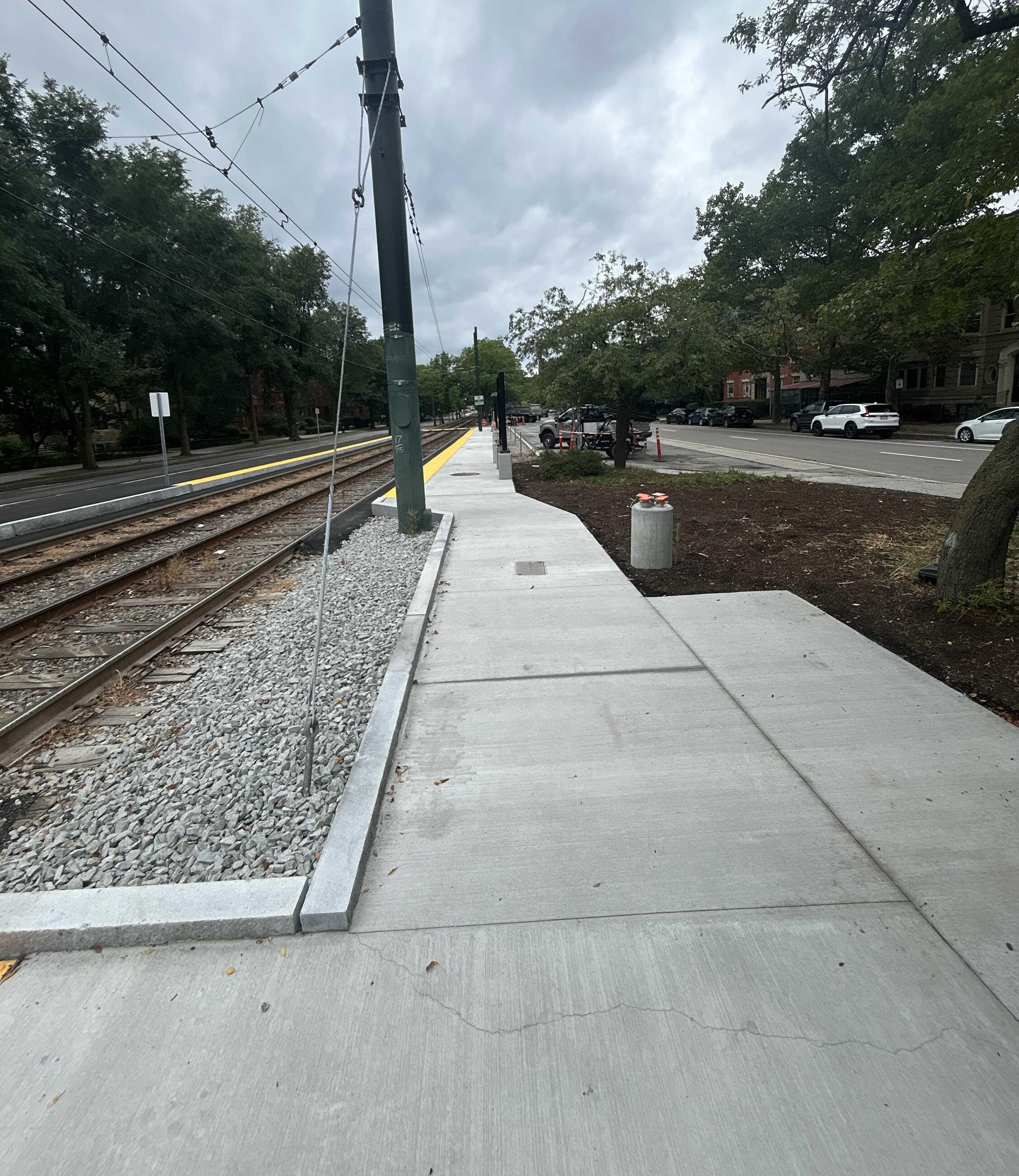 Current upgraded platforms at Dean Road