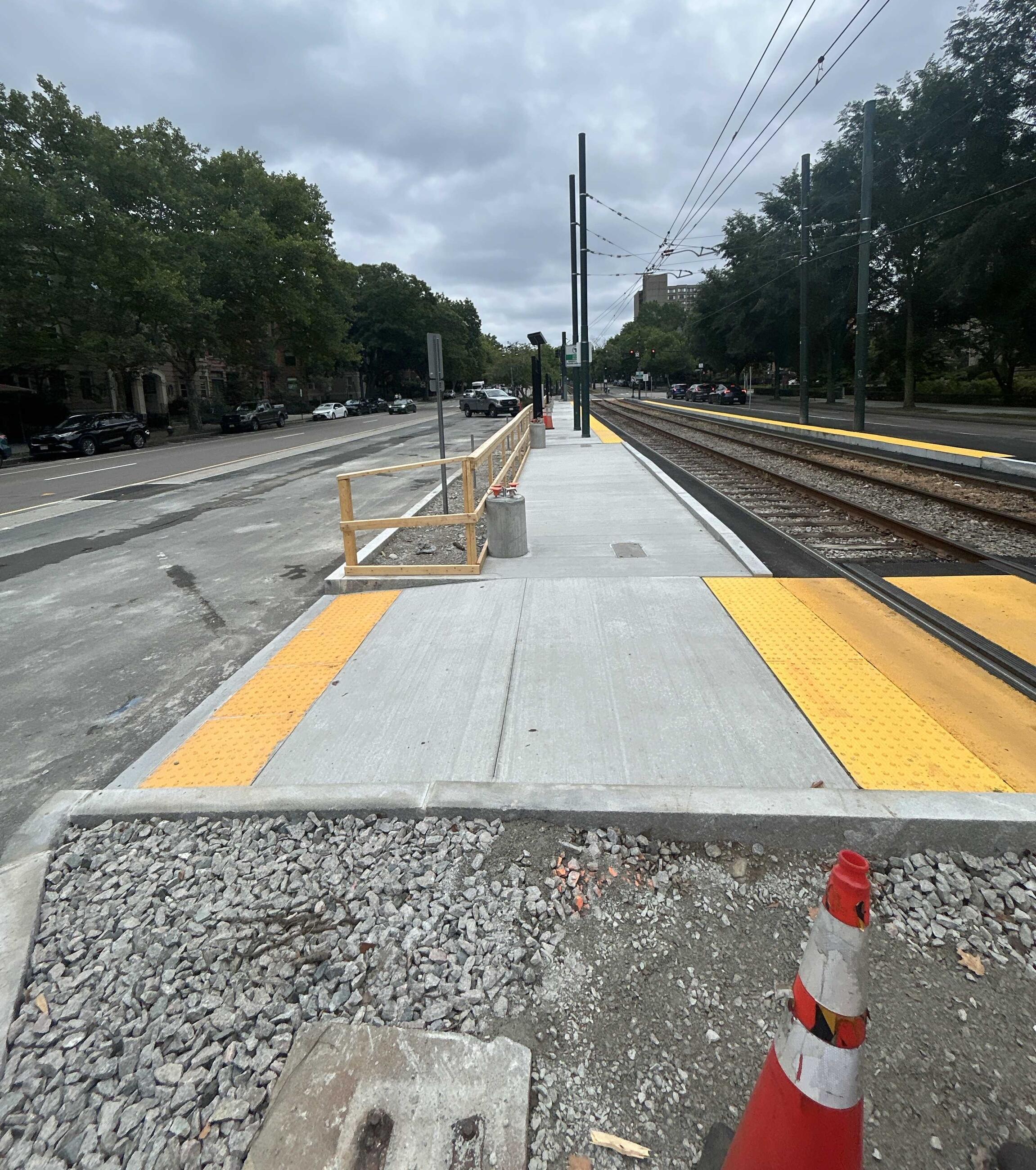 Current upgraded platforms at Dean Road