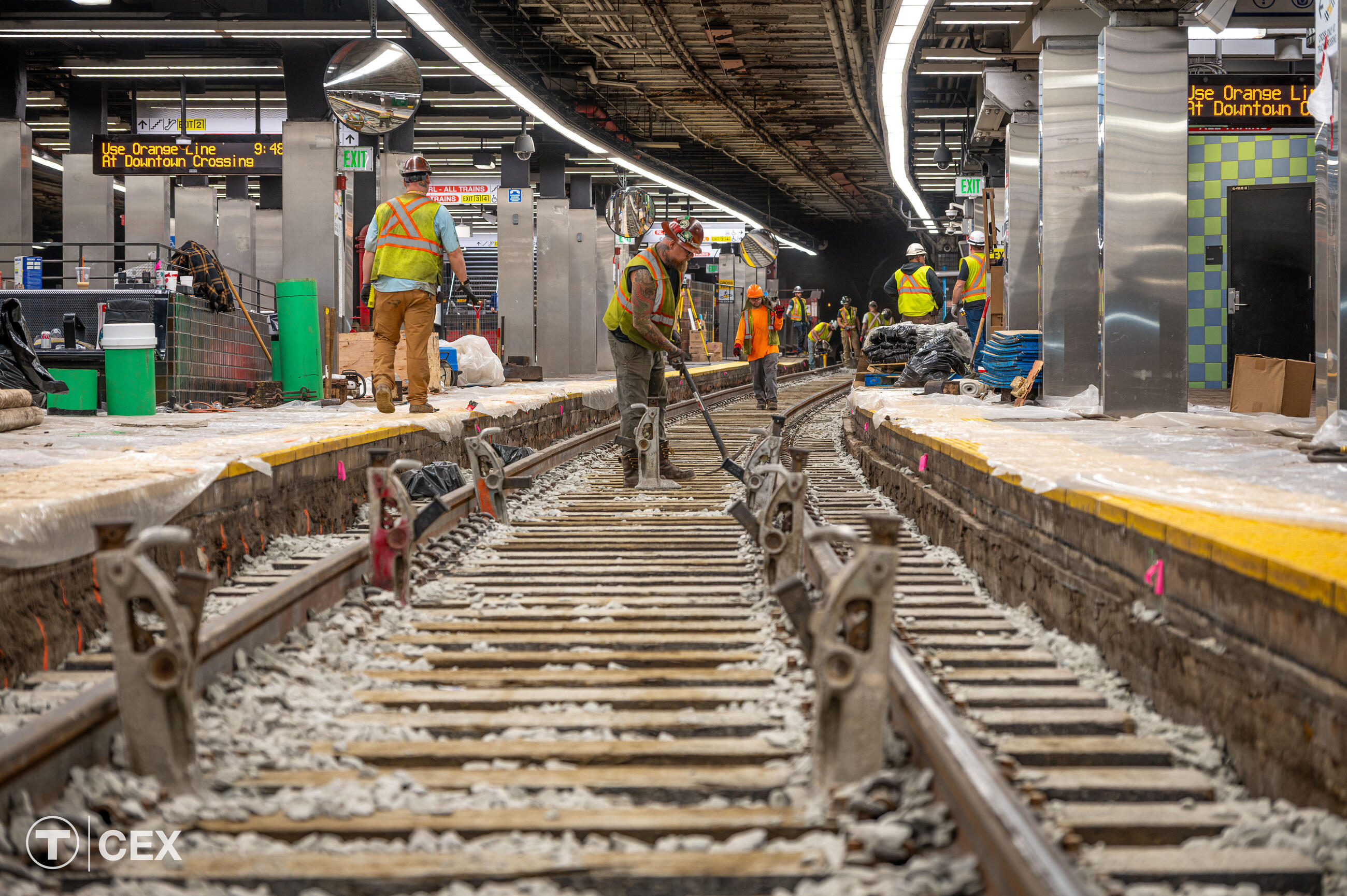Work being performed during the Sept-Oct 2026 Green Line service outage.