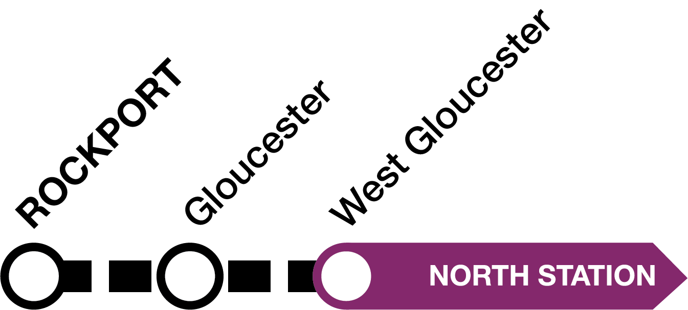 Bus shuttles replace train service between Rockport, Gloucester, and West Gloucester stations