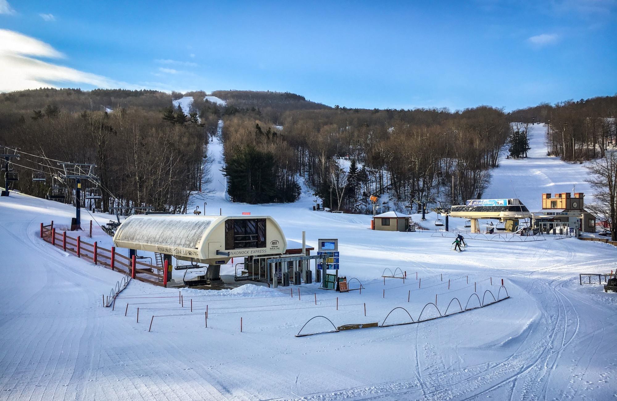 Wachusett Mountain covered in snow (Courtesy of Wachusett Mountain)