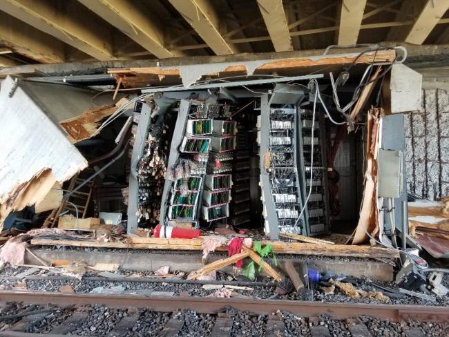 Damage to Red Line signals at JFK/Umass