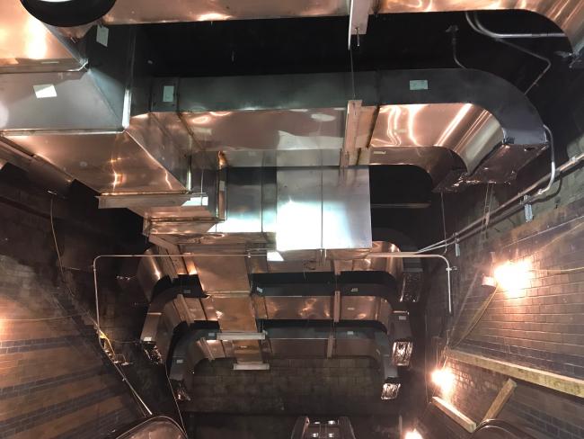 Back Bay Station ductwork