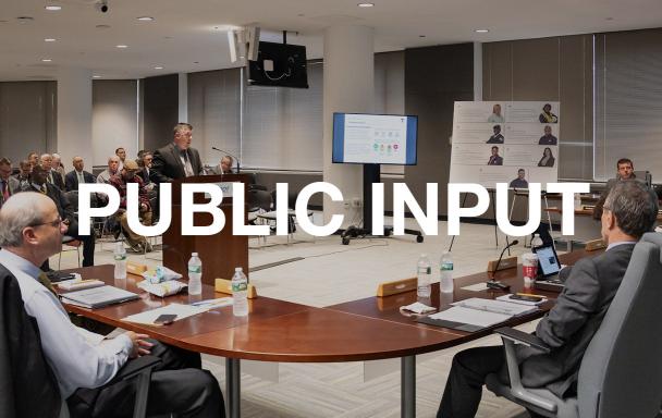 FMCB meeting with board members and the general public