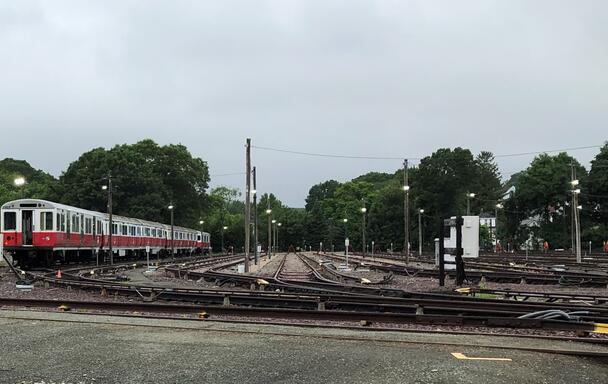 Codman Yard, located just south of Ashmont Station, is over 100 years old and was last renovated in the 1980s.